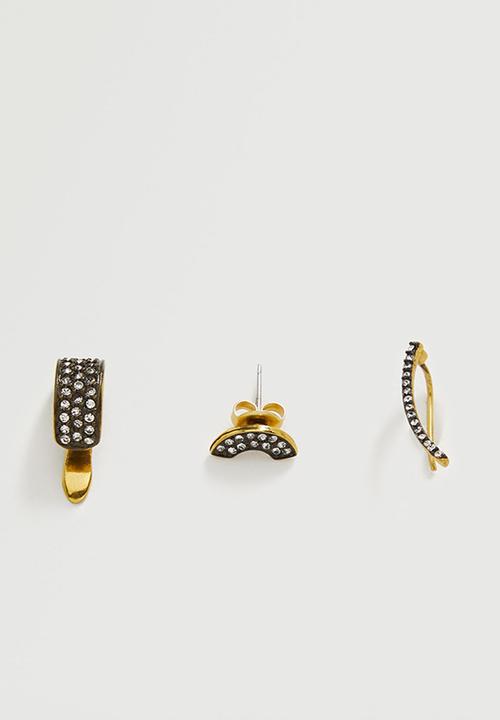 MANGO - Earring set- gold