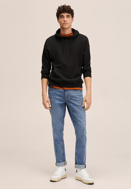 MANGO - Sweatshirt paris - black