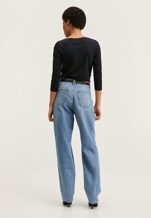 MANGO - T-shirt saco2 - black