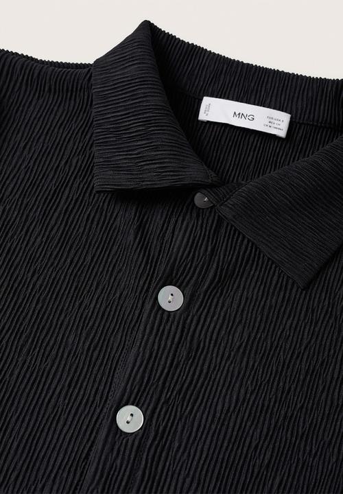 MANGO - Polo shirt west-h - black