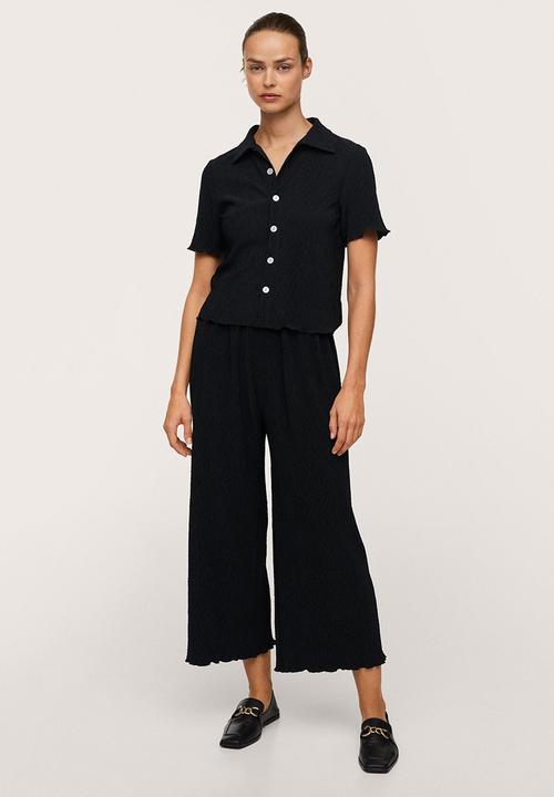 MANGO - Polo shirt west-h - black