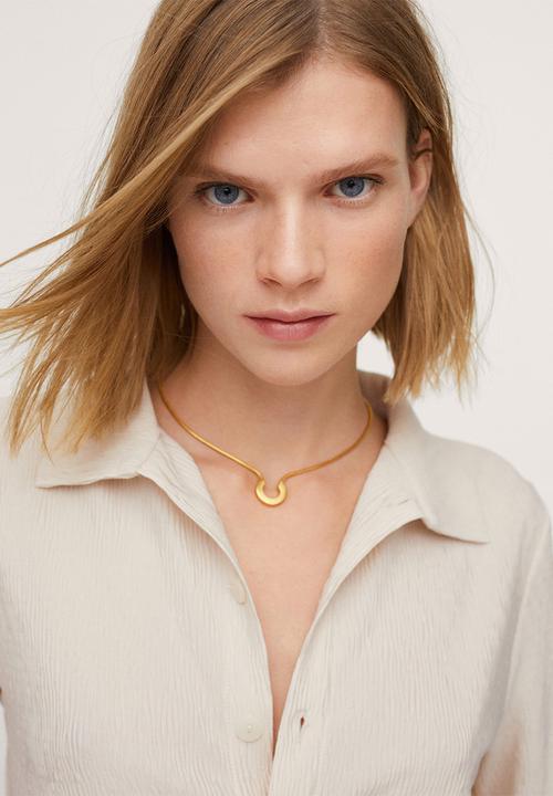 MANGO - Polo shirt west-h - beige