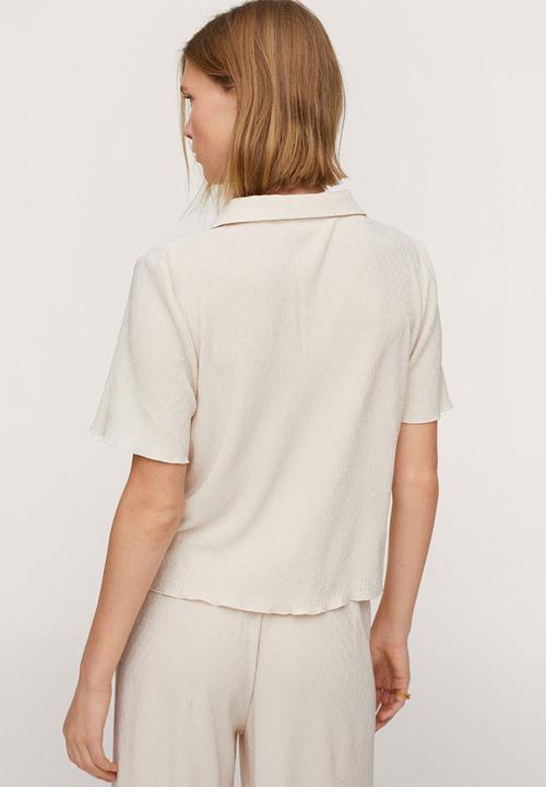 MANGO - Polo shirt west-h - beige