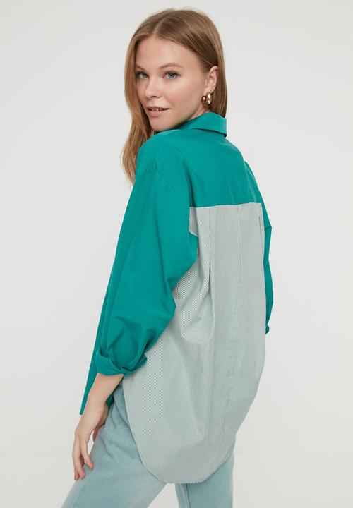 Trendyol - Classic shirt - green