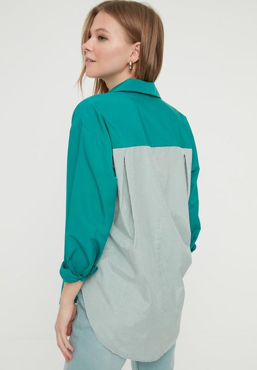 Trendyol - Classic shirt - green