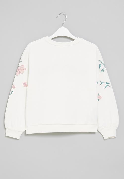 MANGO - Sweatshirt vibes - white
