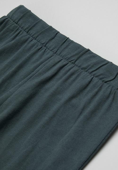 MANGO - Pyjama pack cats - medium green