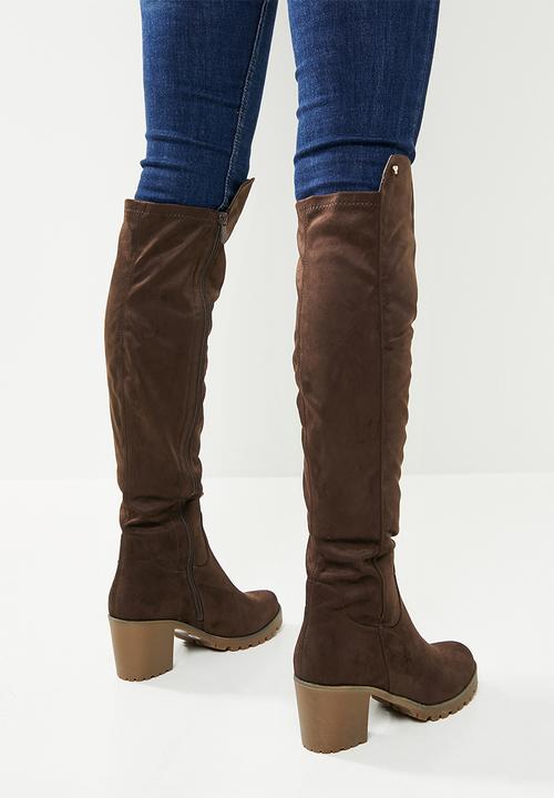 Butterfly Feet - Noel 1 over the knee boot - chocolate