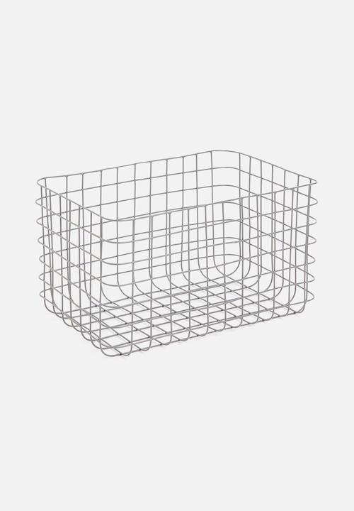 Sixth Floor - Finch basket - grey