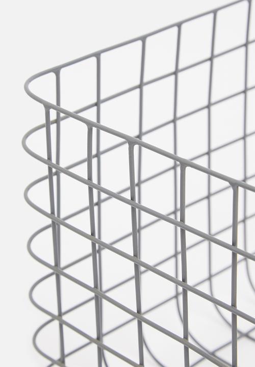 Sixth Floor - Finch basket - grey