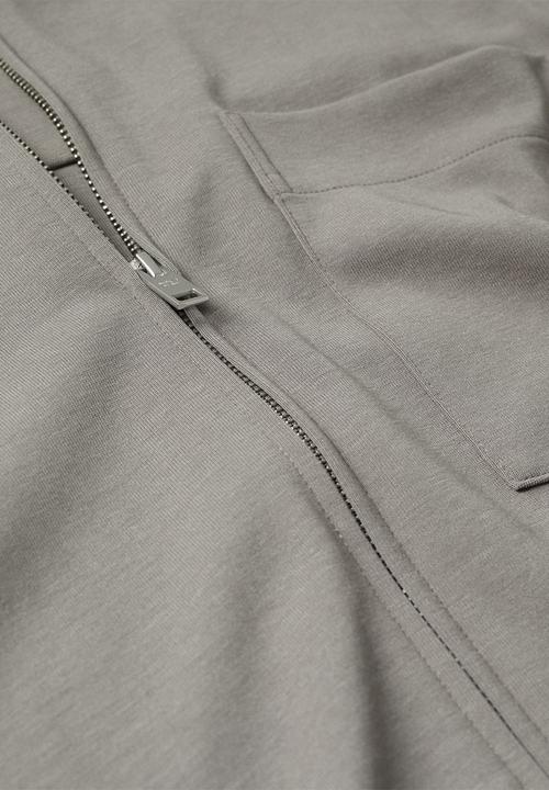 MANGO - Crucero Zipper cotton Sweatshirt - grey