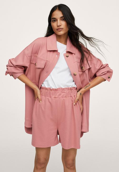 MANGO - Shorts pique1 - pink