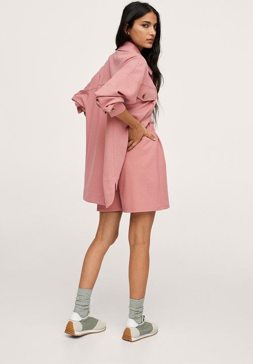 MANGO - Shorts pique1 - pink