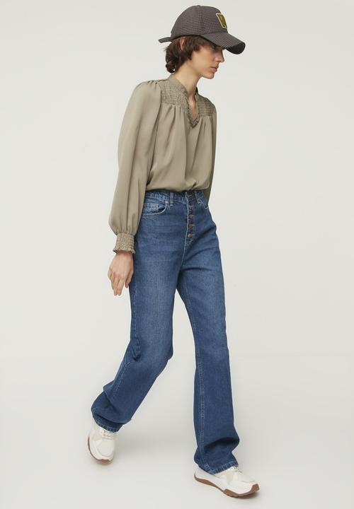 Trendyol - Gipe blouse - green