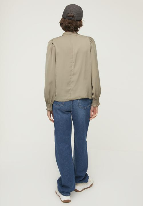 Trendyol - Gipe blouse - green