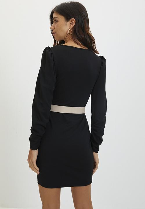 Trendyol - Knitted dress  - black