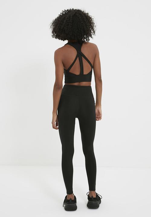 Trendyol - Color block sports leggings - black
