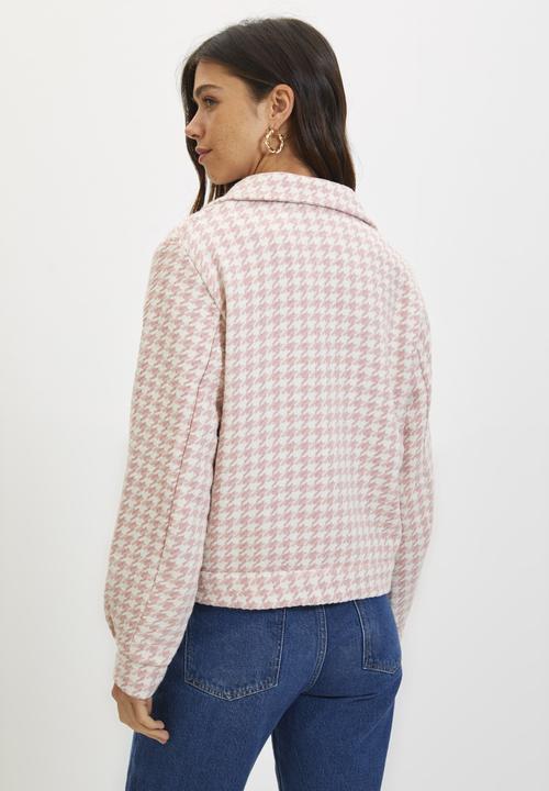 Trendyol - Eyelet detailed jacket - pink
