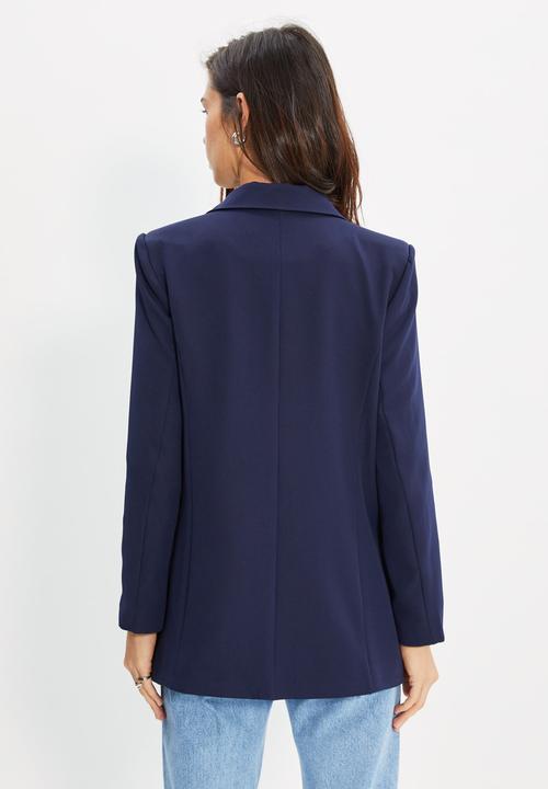 Trendyol - Buttoned jacket - navy