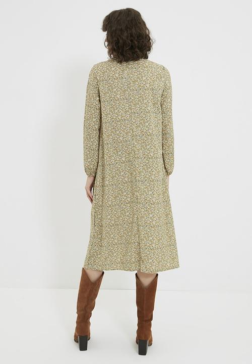 Trendyol - Frilly patterned dress - multi
