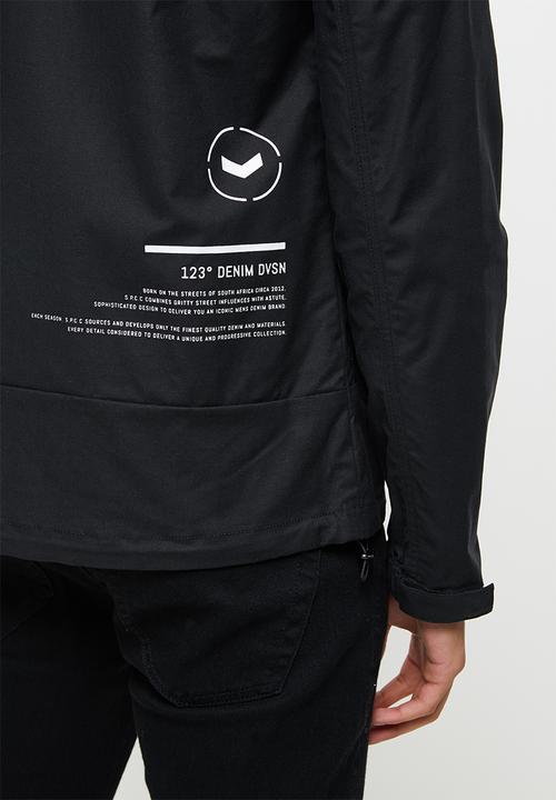 S.P.C.C - Metcalf regular fit zip throughjacket - black