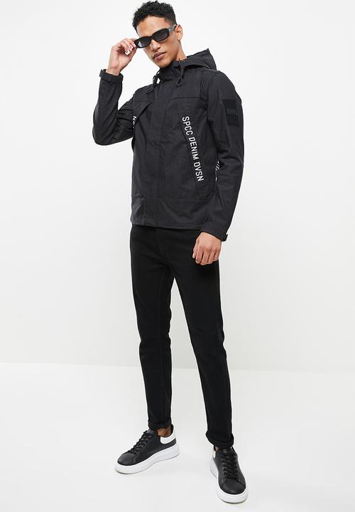 S.P.C.C - Metcalf regular fit zip throughjacket - black