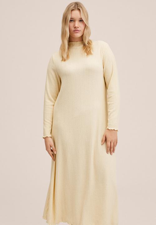 MANGO - Plus dress jack - light beige
