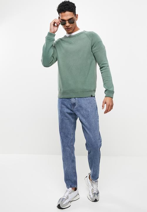 Jonathan D - Men's five pocket denim jeans relaxed straight leg - ocean