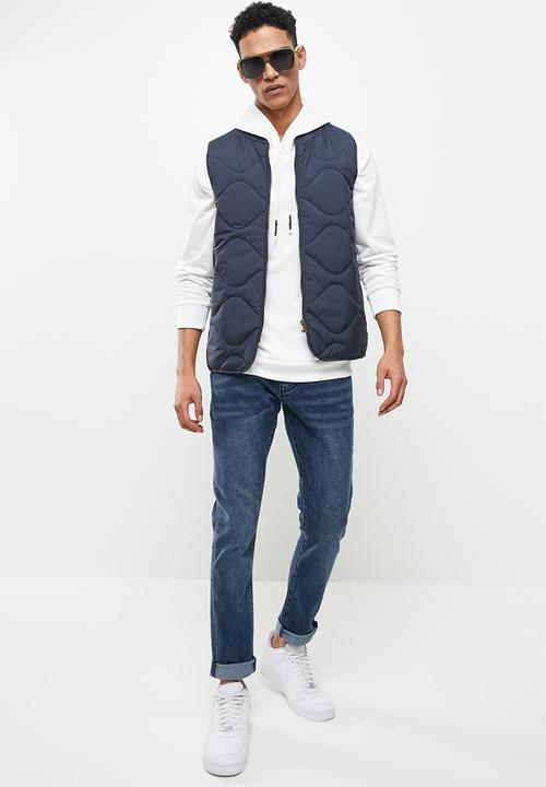 Jonathan D - Men's five pocket denim jeans skinny fit - oxford blue