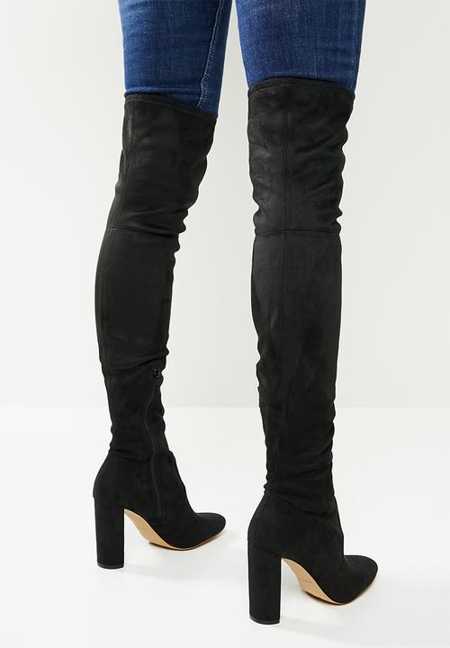 ALDO - Dessa over the knee boot - 009 other black