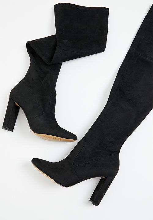 ALDO - Dessa over the knee boot - 009 other black