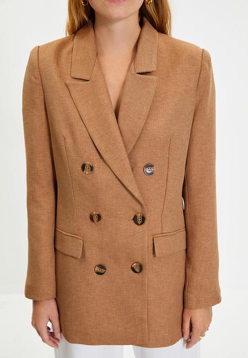 Trendyol - Oversize jacket - camel