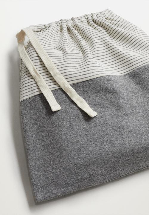 MANGO - Calella  Organic Cotton Pyjama Set - grey