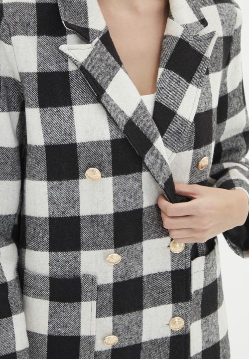 Trendyol - Check jacket - black