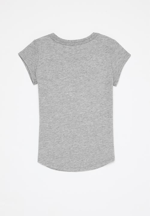 Nike - Nkg mini me short sleeve tee - grey 