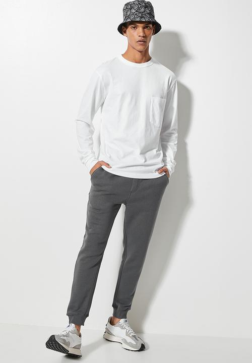 Superbalist - Tokyo regular fit sweatpants - charcoal melange