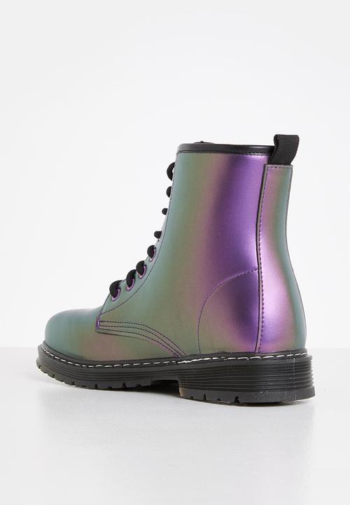 Madison® - Sloane lace up boot - purple
