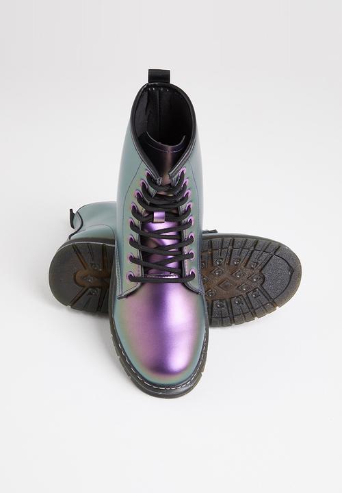 Madison® - Sloane lace up boot - purple