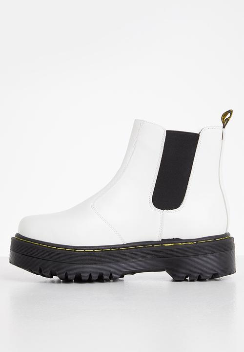 Madison® - Sheena chunky chelsea boot - white