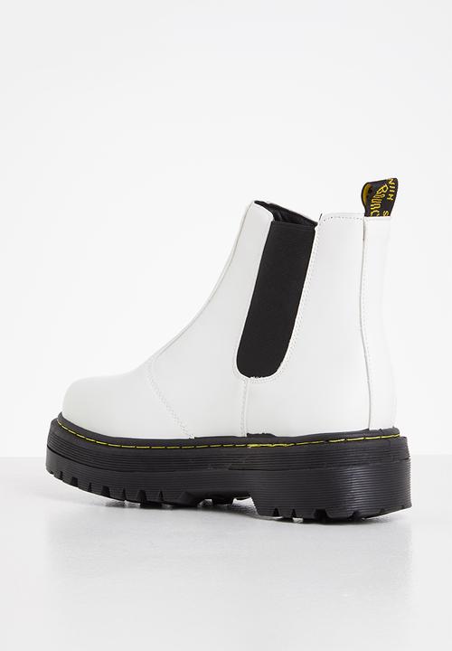 Madison® - Sheena chunky chelsea boot - white
