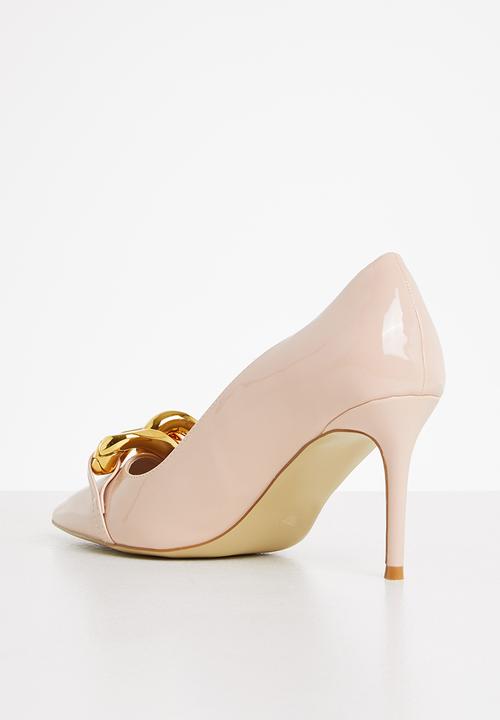 Plum - Bella chain court heel - neutral