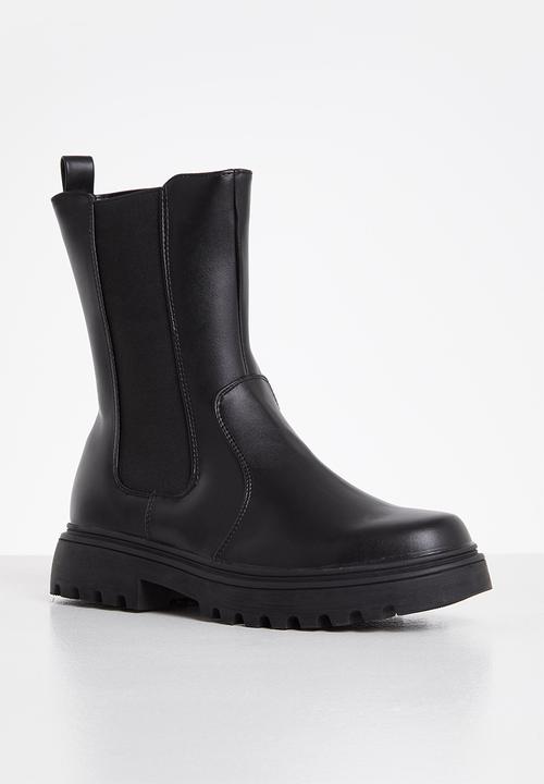 Madison® - Stacy chunky chelsea boot - black