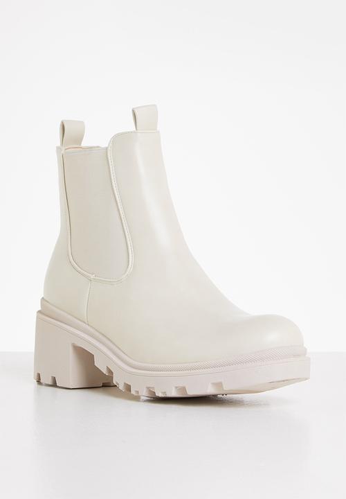 Madison® - Shante chunky chelsea boot - bone mono
