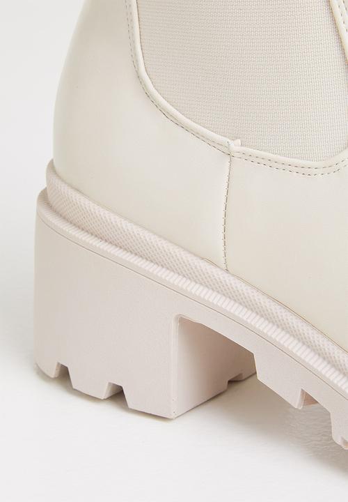 Madison® - Shante chunky chelsea boot - bone mono