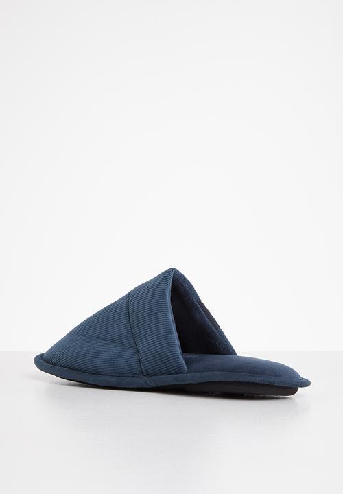 Hush Puppies - Manuel spa terry slipper - navy
