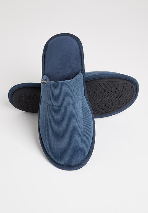 Hush Puppies - Manuel spa terry slipper - navy