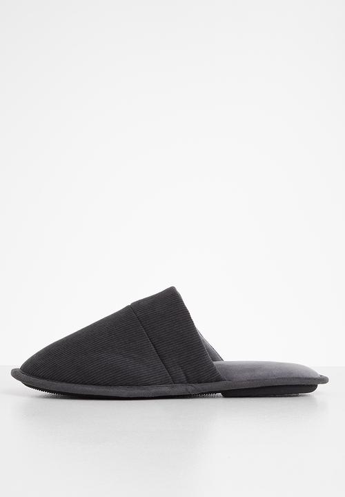 Hush Puppies - Manuel spa terry slipper - grey
