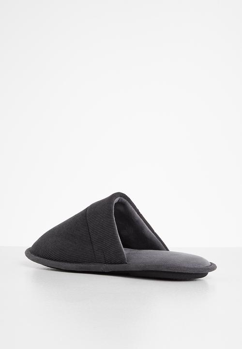 Hush Puppies - Manuel spa terry slipper - grey