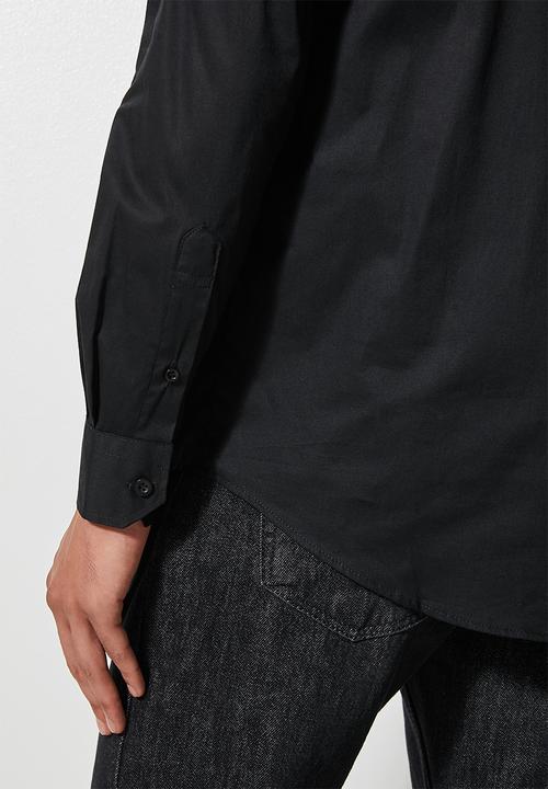 Superbalist - Jos slim stretch shirt - black