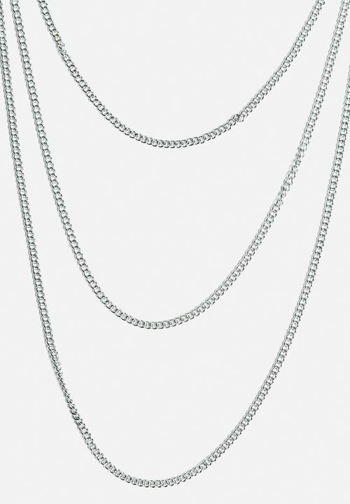 New Look - 70's Multi Row Torque Necklace